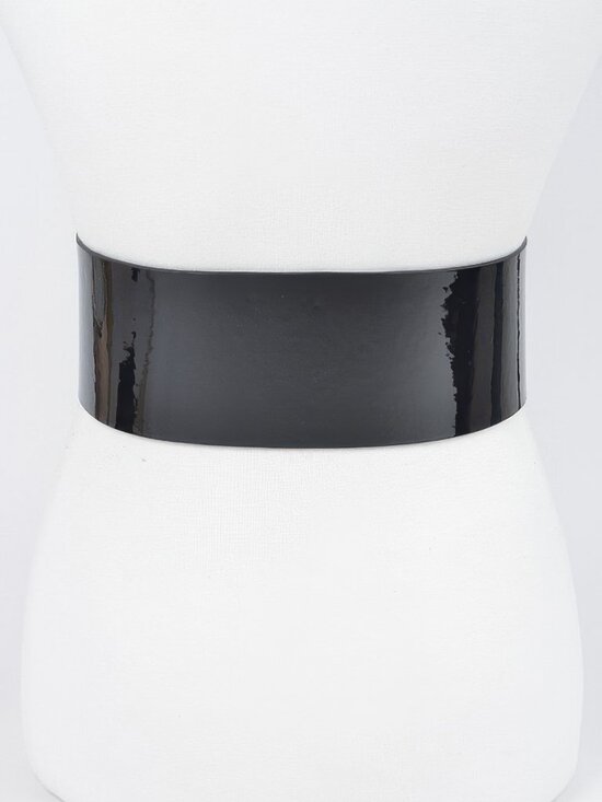 Oversized Multi Metal Waist Enamel Belt main image 5